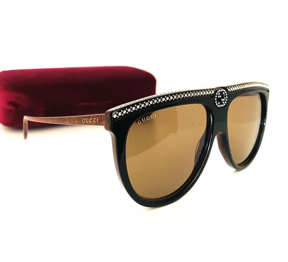 Gucci New and Authentic GUCCI GG0732S 005 61 Sunglasses