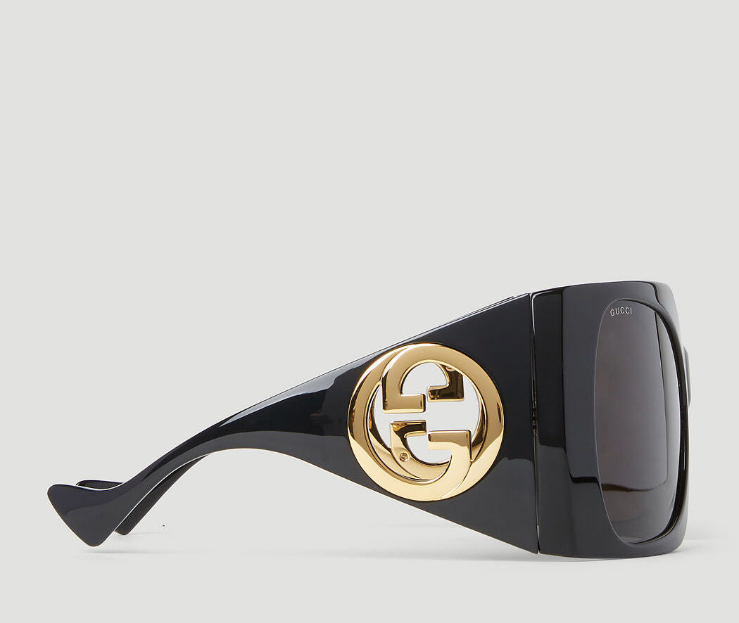 Gucci GUCCI-GG1255S-001-64 BLACK / GREY 64-20-125 GUCCI SUNGLASSES