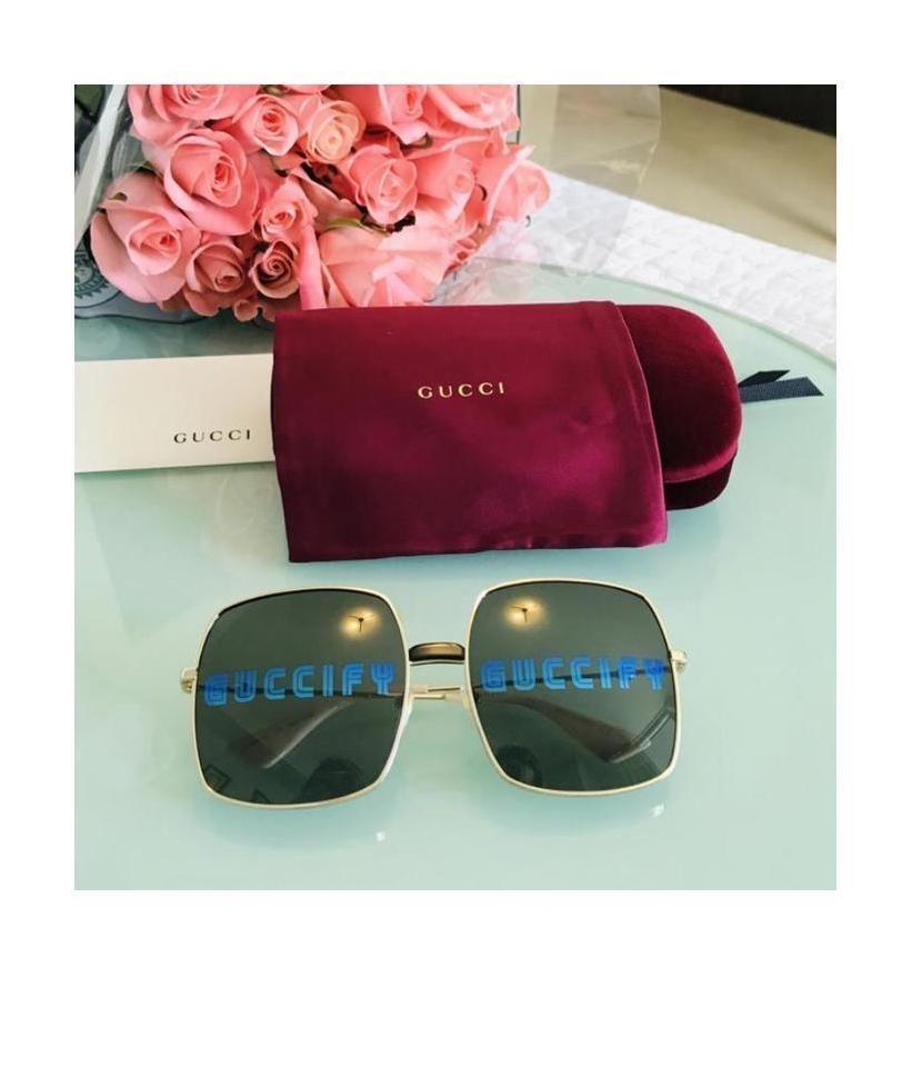 Gucci New and Authentic GUCCI GG0414S 002 60 Sunglasses