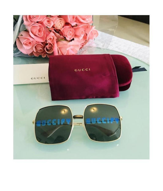 Gucci New and Authentic GUCCI GG0414S 002 60 Sunglasses